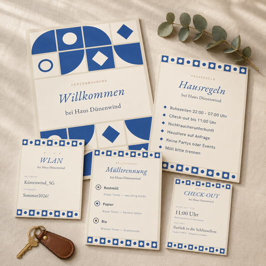 Schilderset 5-teilig